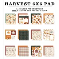   Carta Bella Harvest Scrapbook papírkészlet 6" (15 cm) Paper Pack (24 lap)