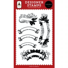   Carta Bella A Vintage Christmas Vintage Labels Szilikonbélyegző Clear Stamps (1 db)