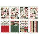 Carta Bella A Vintage Christmas Matrica készlet Sticker Book (16 ív)