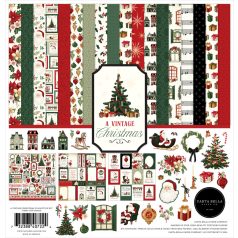   Carta Bella A Vintage Christmas Scrapbook papírkészlet 12" (30 cm) Collection Kit (1 csomag)