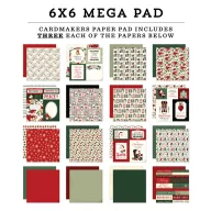   Carta Bella A Vintage Christmas Scrapbook papírkészlet 6" (15 cm) Paper Pack (48 lap)