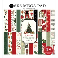   Carta Bella A Vintage Christmas Scrapbook papírkészlet 6" (15 cm) Paper Pack (48 lap)