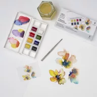   Winsor&Newton Floral Pocket Set Akvarellfesték készlet Cotman Watercolour (8 szín)