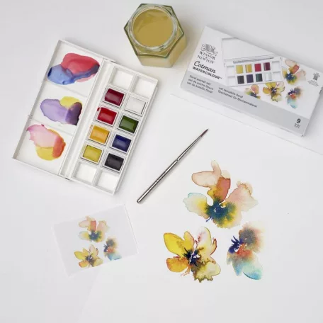Winsor&Newton Floral Pocket Set Akvarellfesték készlet Cotman Watercolour (8 szín)