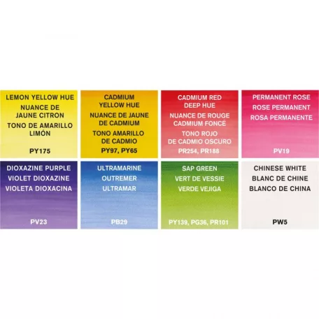 Winsor&Newton Floral Pocket Set Akvarellfesték készlet Cotman Watercolour (8 szín)