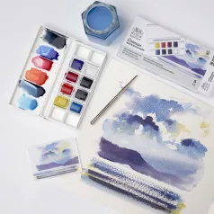   Winsor & Newton Skyscape Pocket Set Akvarellfesték készlet Cotman Watercolour (8 szín)