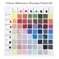   Winsor & Newton Skyscape Pocket Set Akvarellfesték készlet Cotman Watercolour (8 szín)