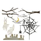 Sizzix Vault Fright Night Vágósablon Tim Holtz Thinlits Die Set  (1 csomag)