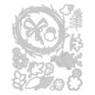 Sizzix Vault Foliage Wreath Vágósablon Tim Holtz Thinlits Die Set  (1 csomag)
