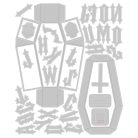 Sizzix Vault Coffin Box Vágósablon Tim Holtz Thinlits Die Set  (1 csomag)