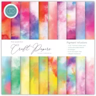   Craft Consortium Pigment Infusions Scrapbook papírkészlet Essential Craft Papers 6" (15 cm) 40 lap