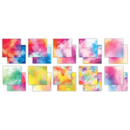 Craft Consortium Pigment Infusions Scrapbook papírkészlet Essential Craft Papers 6" (15 cm) 40 lap