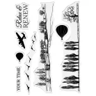 Crafter's Companion Relax & Renew Szilikonbélyegző Draw the Line Clear Stamp (1 csomag)