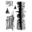 Crafter's Companion Peaceful Bliss Szilikonbélyegző Draw the Line Clear Stamp (1 csomag)