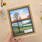 Crafter's Companion Into the Forrest Szilikonbélyegző Draw the Line Clear Stamp (1 csomag)