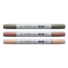   Copic Alkoholos marker készlet Warm Palette Copic Ciao "LAYER & MIX" Manga Set (3 db)