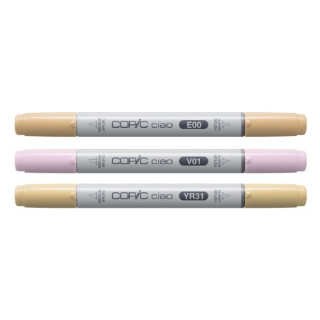 Copic Alkoholos marker készlet Sunset Palette Copic Ciao "LAYER & MIX" Manga Set (3 db)