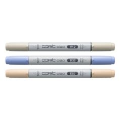  Copic Alkoholos marker készlet Cozy Palette Copic Ciao "LAYER & MIX" 3D Set (3 db)