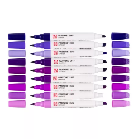 Talens Pantone ecsetfilc készlet Purple Marker Sets (9 db)