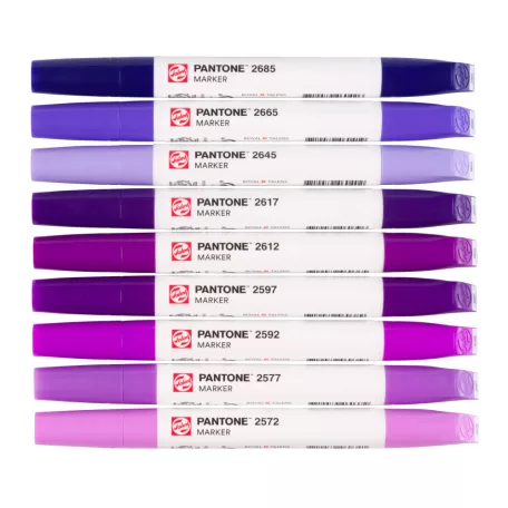 Talens Pantone ecsetfilc készlet Purple Marker Sets (9 db)