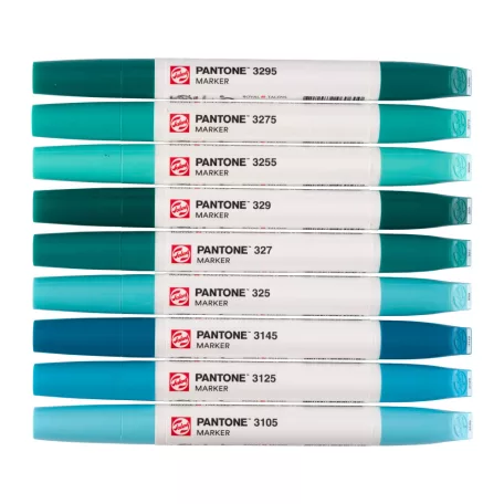 Talens Pantone ecsetfilc készlet Blue Green Marker Sets (9 db)