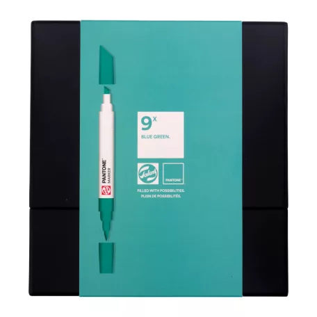 Talens Pantone ecsetfilc készlet Blue Green Marker Sets (9 db)
