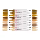 Talens Pantone ecsetfilc készlet Brown Marker Sets (9 db)