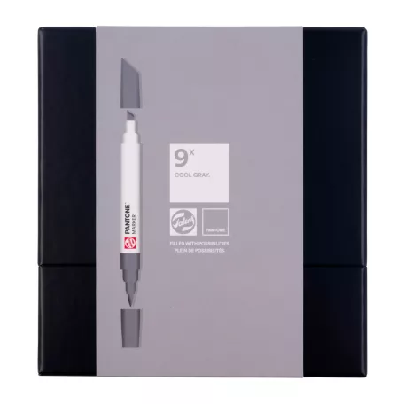Talens Pantone ecsetfilc készlet Cool Gray Marker Sets (9 db)