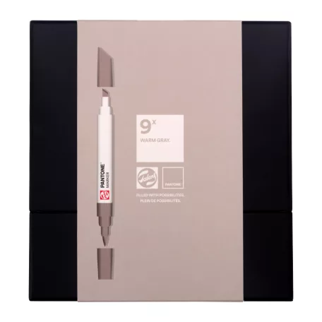 Talens Pantone ecsetfilc készlet Warm Gray Marker Sets (9 db)