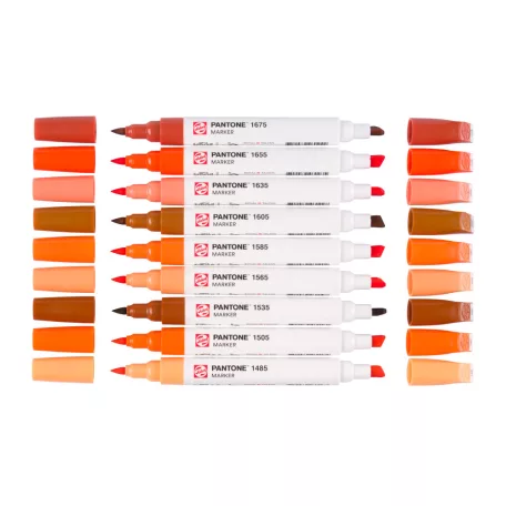 Talens Pantone ecsetfilc készlet Warm Red Marker Sets (9 db)