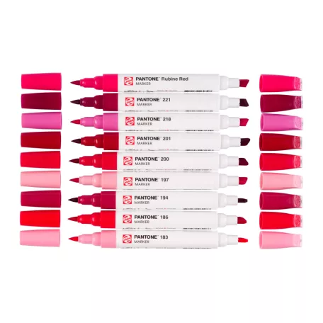 Talens Pantone ecsetfilc készlet Cool Red Marker Sets (9 db)