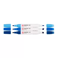 Talens Pantone ecsetfilc készlet Blue Marker Sets (3 db)