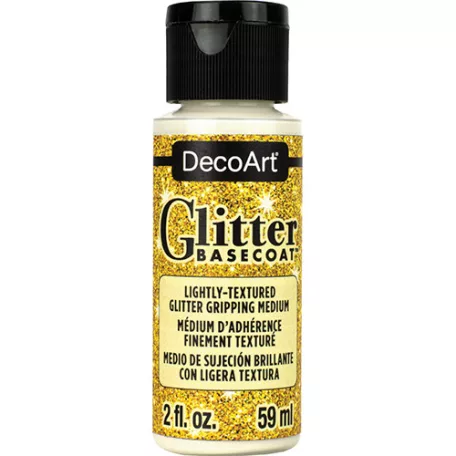 DecoArt Americana Alapozó médium 59 ml Glitter Basecoat (1 db)