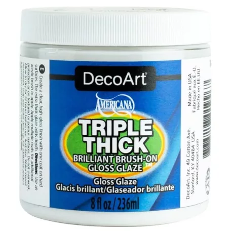 DecoArt Americana Magasfényű Lakk 236 ml Triple Thick Gloss Glaze (1 db)