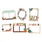 Simple Stories Cider & Donuts Chipboard Chipboard Frames 1 csomag