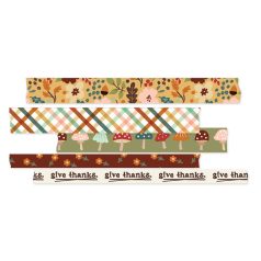   Simple Stories Cider & Donuts Dekorációs ragasztószalag Washi Tape 5 db