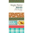 Simple Stories Snow Pine Lodge Dekorációs ragasztószalag Washi Tape 5 db