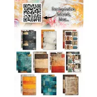   AALL & CREATE Time-Tarnished Wonders Papírkészlet Design Paper A4 10 lap