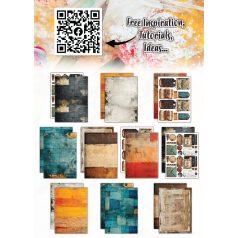   AALL & CREATE Time-Tarnished Wonders Papírkészlet Design Paper A4 10 lap