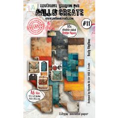   AALL & CREATE Rusty Rhythms Papírkészlet Design Paper A6 10 lap