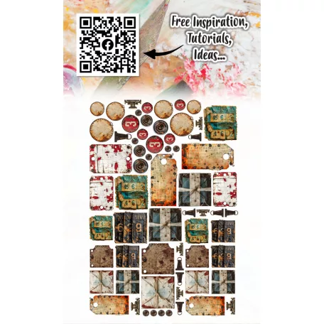 AALL & CREATE Clipped Mailers Kivágatok Ephemera Die-Cuts  1 csomag