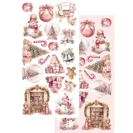   Alchemy of Art Kivágóív 6"x12" (15cm x 30 cm) Beautiful Memories Winter Extras to Cut Set (1 csomag)