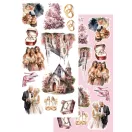 Alchemy of Art Kivágóív 6"x12" (15cm x 30 cm) Beautiful Memories Weddings Extras to Cut Set (1 csomag)