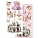Alchemy of Art Kivágóív 6"x12" (15cm x 30 cm) Beautiful Memories Weddings Extras to Cut Set (1 csomag)