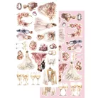 Alchemy of Art Kivágóív 6"x12" (15cm x 30 cm) Beautiful Memories Weddings Extras to Cut Set (1 csomag)