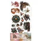 Alchemy of Art Kivágóív 6"x12" (15cm x 30 cm) Steampunk Time Extras to Cut Set (1 csomag)
