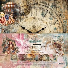   Alchemy of Art Papírkészlet 12" (30 cm) Steampunk Time Paper Collection Set (6 lap)