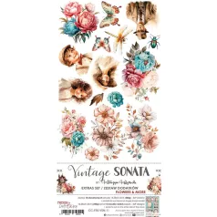   Craft O'Clock Kivágóív Vintage Sonata Mix Extras to Cut Set (18 ív)