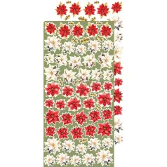   Craft O'Clock Kivágóív Christmas Everywhere Flowers & More Extras to Cut Set (18 ív)