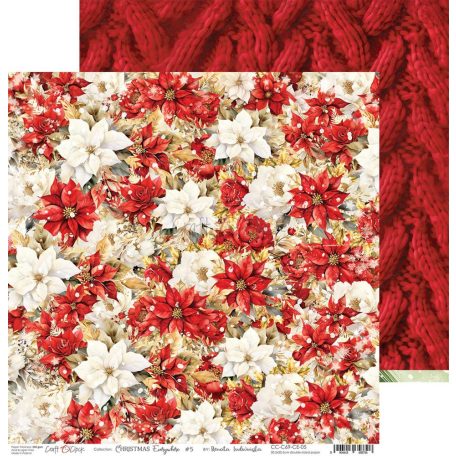 Craft O'Clock Scrapbook papírkészlet 12" (30 cm) Christmas Everywhere Paper Collection Set (6 ív)